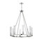 Z-Lite Beau 8 Light Chandelier, Polished Nickel & Clear 3031-8PN - alternate 5